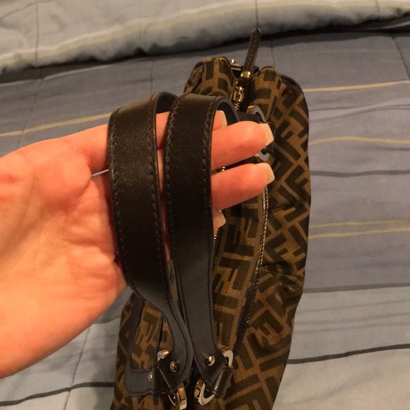 Fendi Zucca medium Chef shopper tote, Shoulder bag -tobacco color - Picture 6 of 8